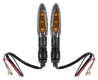 DIRECCIONAL LED MOTOCICLETA DELANTERA/TRASERA VARA (JUEGO 2 PZAS) 12V VENDELL P-11 