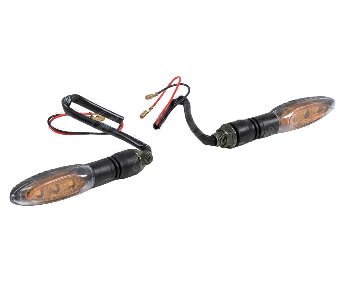 DIRECCIONAL LED MOTOCICLETA DELANTERA/TRASERA VARA (JUEGO 2 PZAS) 12V VENDELL P-11 