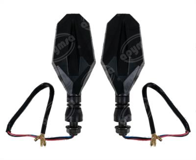 DIRECCIONAL LED MOTOCICLETA DELANTERA/TRASERA GRANDE AMBAR (JUEGO 2 PZAS) 12V VENDELL P-19 