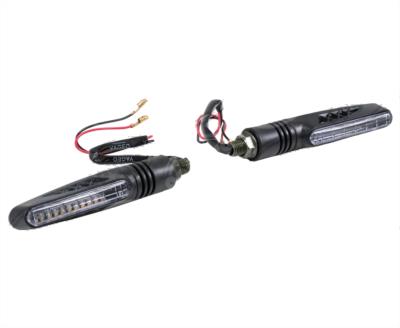 DIRECCIONAL LED MOTOCICLETA DELANTERA/TRASERA DELGADA  (JUEGO 2 PZAS) 12V VENDELL P-25B 