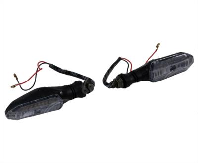 DIRECCIONAL LED MOTOCICLETA DELANTERA/TRASERA OCTAGONAL AMBAR (JUEGO 2PZ) 12V VENDELL P-26S 