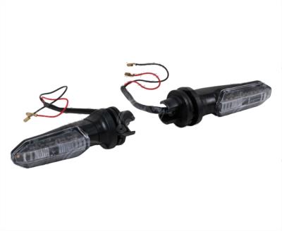 DIRECCIONAL LED MOTOCICLETA DELANTERA/TRASERA INTEGRADA AMBAR (JUEGO 2 PZ) 12V VENDELL P-27S 
