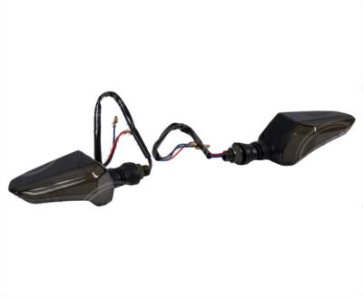 DIRECCIONAL LED MOTOCICLETA DELANTERA/TRASERA ALA AMBAR-AZUL (JUEGO 2 PZ) 12V VENDELL  P-33B 