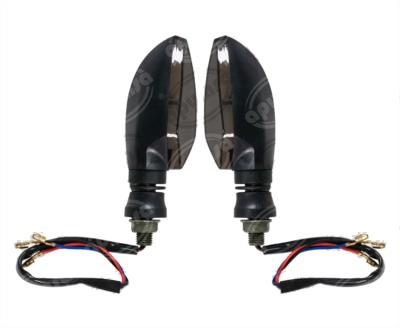 DIRECCIONAL LED MOTOCICLETA DELANTERA/TRASERA SETA AMBAR-BLANCO (JUEGO 2 PZ) VENDELL  P-35S W 