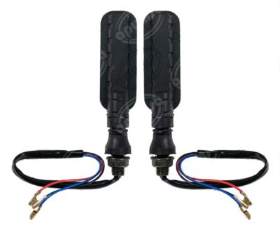 DIRECCIONAL LED MOTOCICLETA DELANTERA/TRASERA RECTANGULAR AMBAR JUEGO 2 PZ 12V VENDELL P-36S 