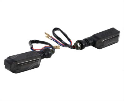 DIRECCIONAL LED MOTOCICLETA DELANTERA/TRASERA RECTANG. AMBAR-ROJO JUEGO 2 PZ VENDELL  P-36S R 