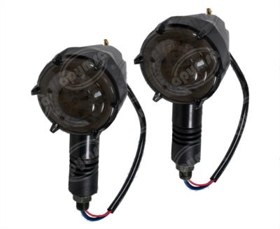 DIRECCIONAL LED MOTOCICLETA DELANTERA/TRASERA CHOPPER BICOLOR JUEGO 2 PZAS 12V VENDELL P-41 