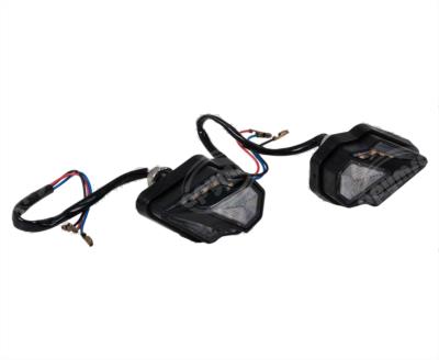 DIRECCIONAL LED MOTOCICLETA DELANTERA/TRASERA MOTONETA FLECHA JUEGO 2 PZAS 12V VENDELL P-42A 