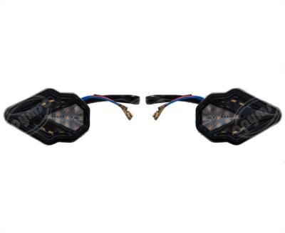 DIRECCIONAL LED MOTOCICLETA DELANTERA/TRASERA MOTONETA FLECHA JUEGO 2 PZAS 12V VENDELL P-42A 