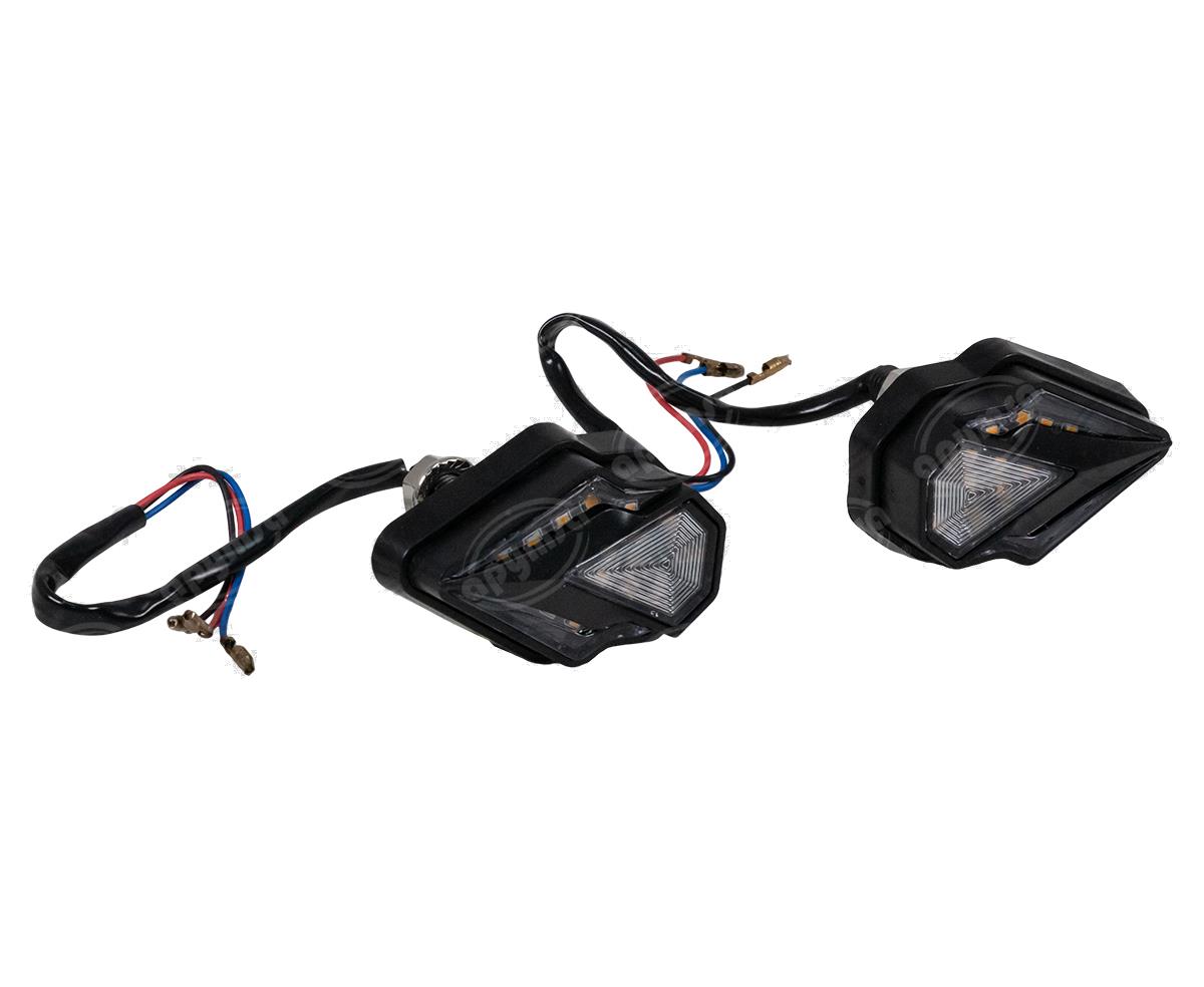 DIRECCIONAL LED MOTOCICLETA DELANTERA/TRASERA MOTONETA FLECHA JUEGO 2 PZAS 12V VENDELL P-42A 