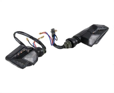 DIRECCIONAL LED MOTOCICLETA DELANTERA/TRASERA BICOLOR  (JUEGO 2 PZAS) 12V VENDELL  P-42S 