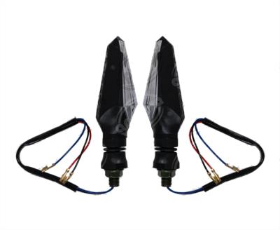DIRECCIONAL LED MOTOCICLETA DELANTERA/TRASERA HARD  AMBAR-AZUL JUEGO 2 PZ 12V VENDELL P-43S B 
