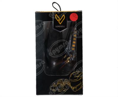 DIRECCIONAL LED MOTOCICLETA DELANTERA/TRASERA HARD  AMBAR-ROJO JUEGO 2 PZ 12V VENDELL P-43S R 