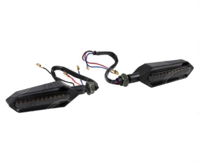 DIRECCIONAL LED MOTOCICLETA DELANTERA/TRASERA BICOLOR (JUEGO 2 PZAS) 12V VENDELL  P-44S 