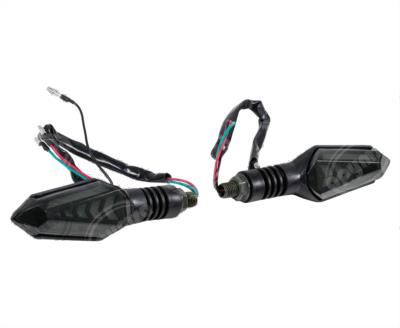DIRECCIONAL LED MOTOCICLETA DELANTERA/TRASERA AVATAR AMBAR-ROJO JUEGO 2 PZ 12V VENDELL  P-45S R 