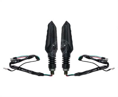 DIRECCIONAL LED MOTOCICLETA DELANTERA/TRASERA AVATAR AMBAR-ROJO JUEGO 2 PZ 12V VENDELL  P-45S R 