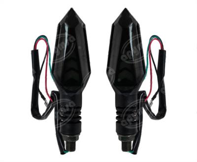 DIRECCIONAL LED MOTOCICLETA DELANTERA/TRASERA AVATAR   AMBAR-AZUL (JUEGO 2 PZ) VENDELL P-45S B 