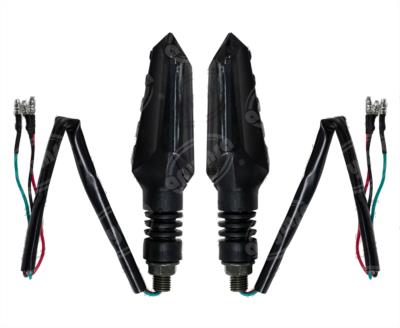 DIRECCIONAL LED MOTOCICLETA DELANTERA/TRASERA AVATAR   AMBAR-AZUL (JUEGO 2 PZ) VENDELL P-45S B 