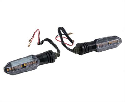 DIRECCIONAL LED MOTOCICLETA DELANTERA/TRASERA OCTAGONAL (JUEGO 2 PZ) 12V VENDELL P-50 