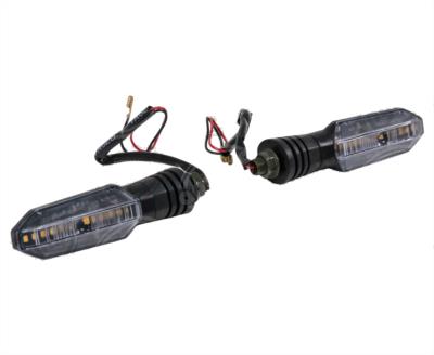 DIRECCIONAL LED MOTOCICLETA DELANTERA/TRASERA OCTAGONAL (JUEGO 2 PZAS) 12V VENDELL  P-50S 