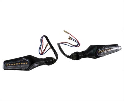 DIRECCIONAL LED MOTOCICLETA DELANTERA/TRASERA NAVAJA (JUEGO 2 PZAS) 12V VENDELL P-61 