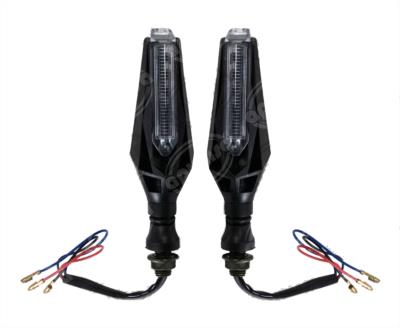 DIRECCIONAL LED MOTOCICLETA DELANTERA/TRASERA NAVAJA (JUEGO 2 PZAS) 12V VENDELL P-61 