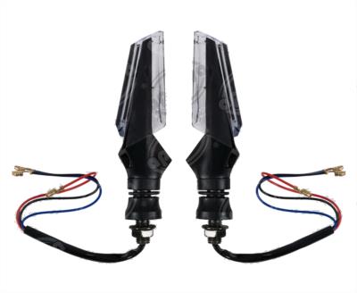 DIRECCIONAL LED MOTOCICLETA DELANTERA/TRASERA NAVAJA (JUEGO 2 PZAS) 12V VENDELL P-61 
