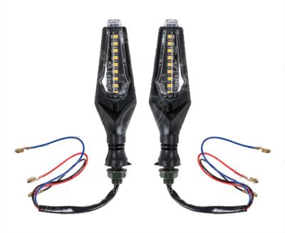 DIRECCIONAL LED MOTOCICLETA DELANTERA/TRASERA NAVAJA (JUEGO 2 PZAS) 12V VENDELL P-61S 