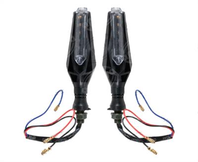 DIRECCIONAL LED MOTOCICLETA DELANTERA/TRASERA NAVAJA (JUEGO 2 PZAS) 12V VENDELL P-61S 
