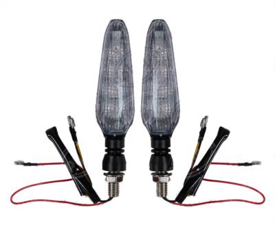 DIRECCIONAL LED MOTOCICLETA DELANTERA/TRASERA PULSO LED (JUEGO 2 PZAS) 12V VENDELL P-21 