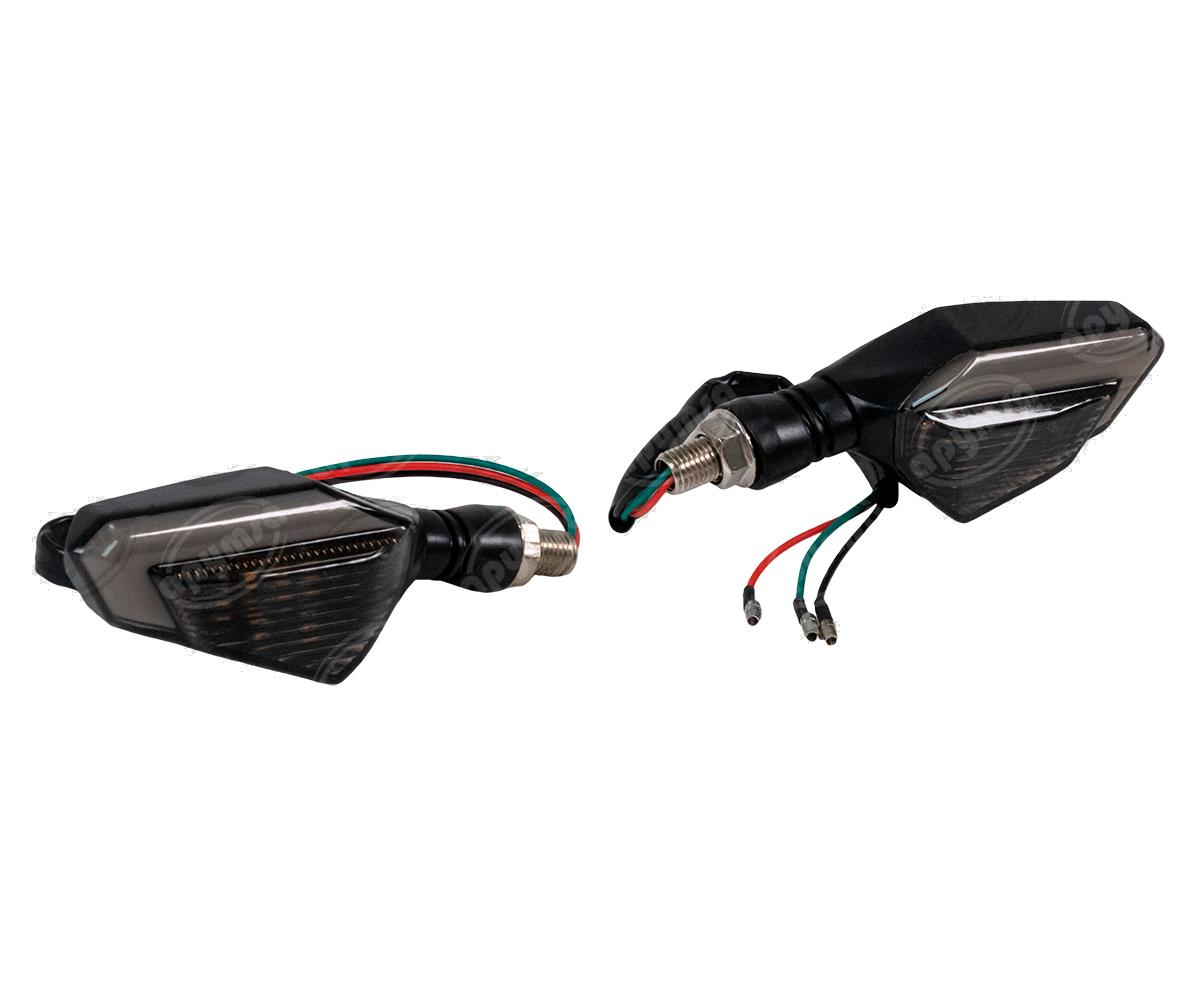 DIRECCIONAL LED MOTOCICLETA DELANTERA/TRASERA MOTONETA FLECHA JUEGO 2 PZ 12V VENDELL P-60 