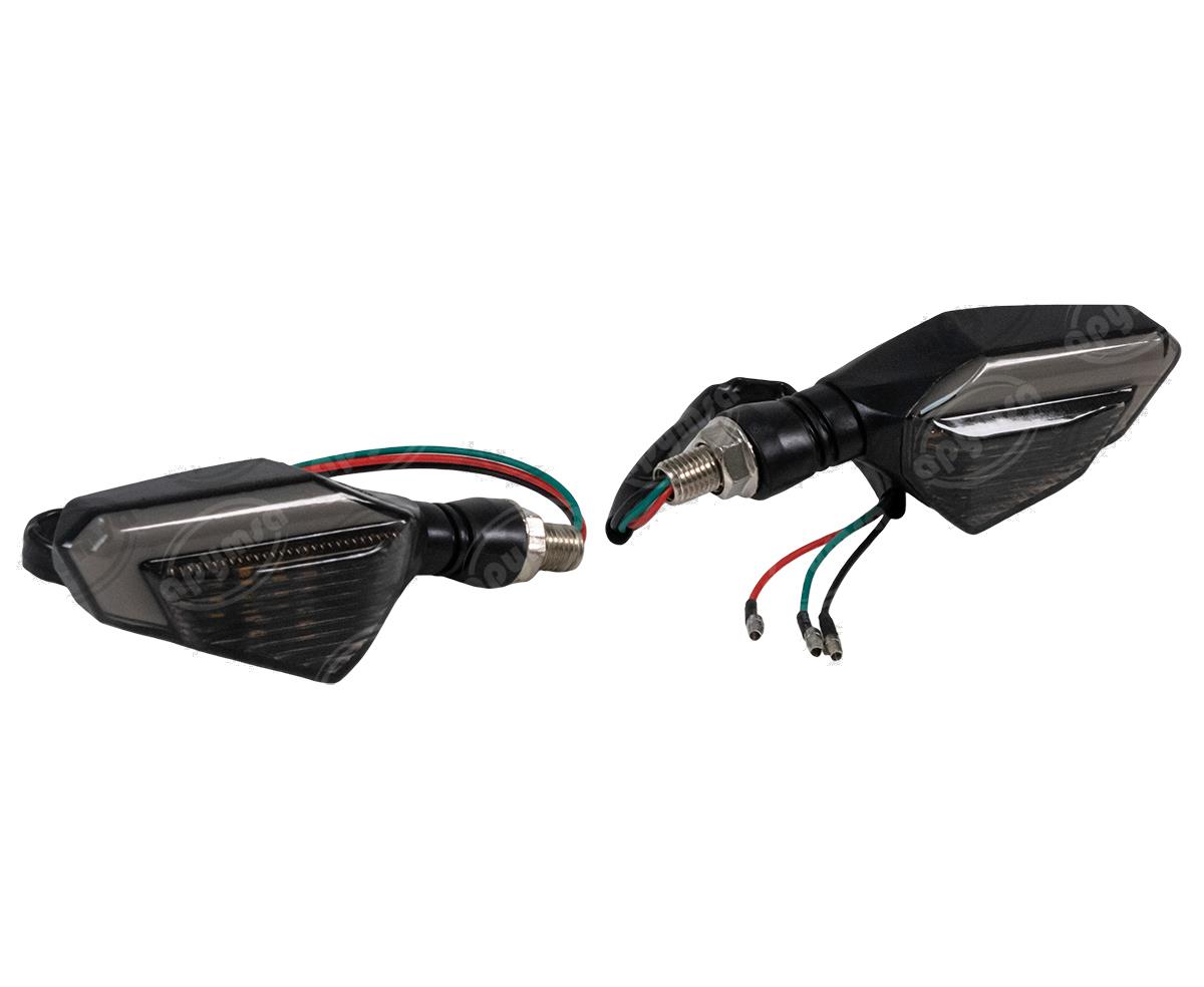 DIRECCIONAL LED MOTOCICLETA DELANTERA/TRASERA MOTONETA FLECHA JUEGO 2 PZAS 12V VENDELL P-60S 
