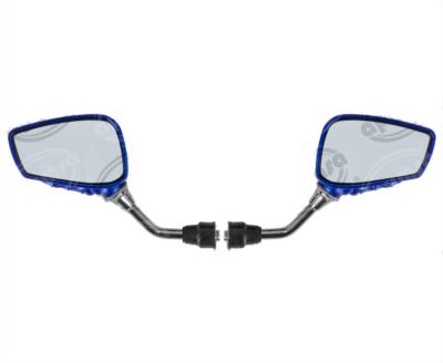 ESPEJO MOTOCICLETA MANO CALAVERA AZUL VENDELL H2665 
