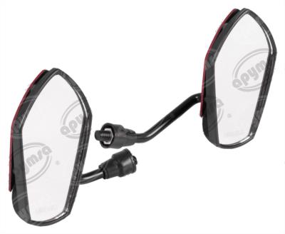 ESPEJO MOTOCICLETA METÁLICO ROJO VENDELL H2655-9 