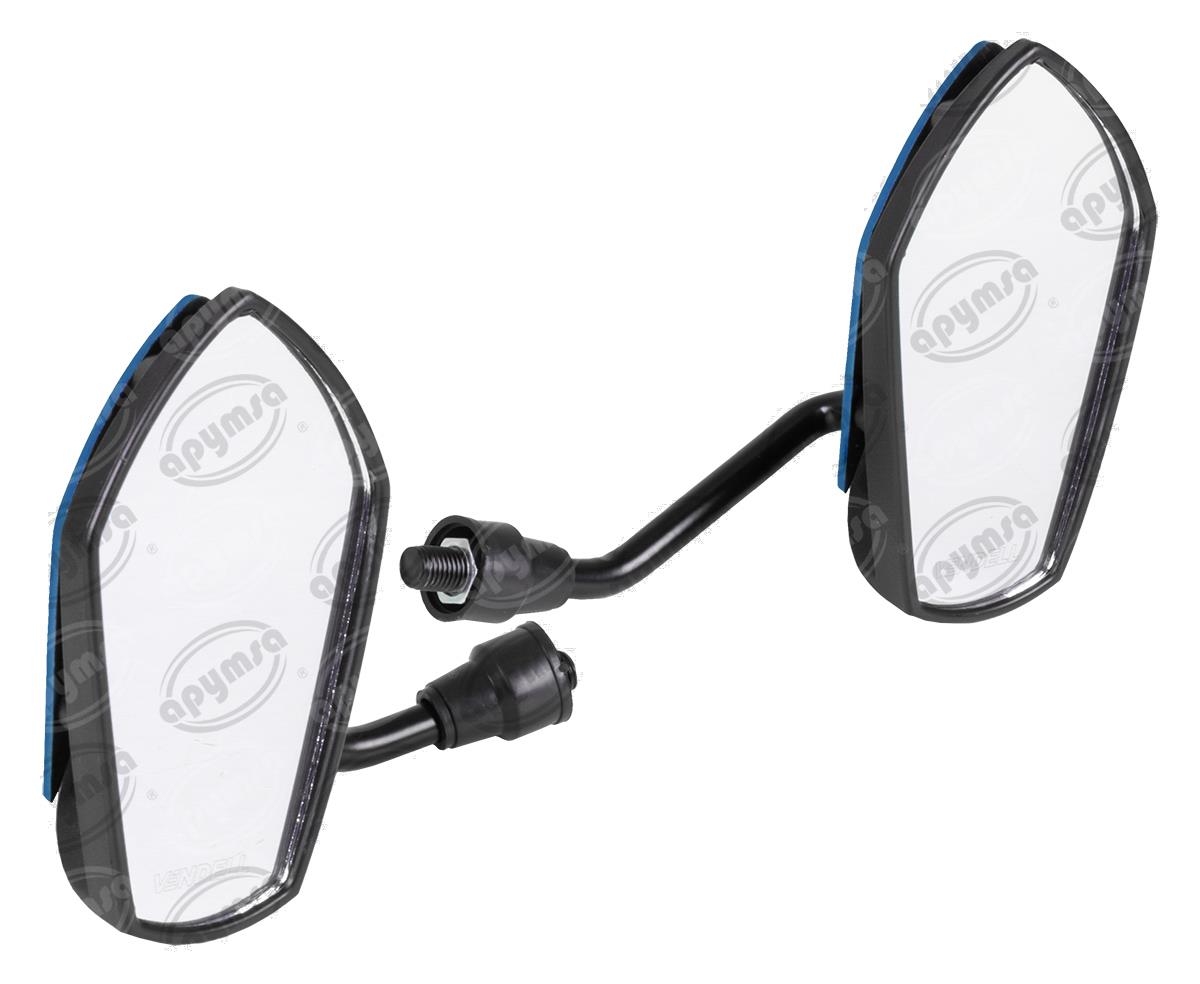 ESPEJO MOTOCICLETA METÁLICO AZUL VENDELL H2655-9 