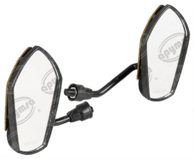 ESPEJO MOTOCICLETA METÁLICO DORADO VENDELL H2655-9 