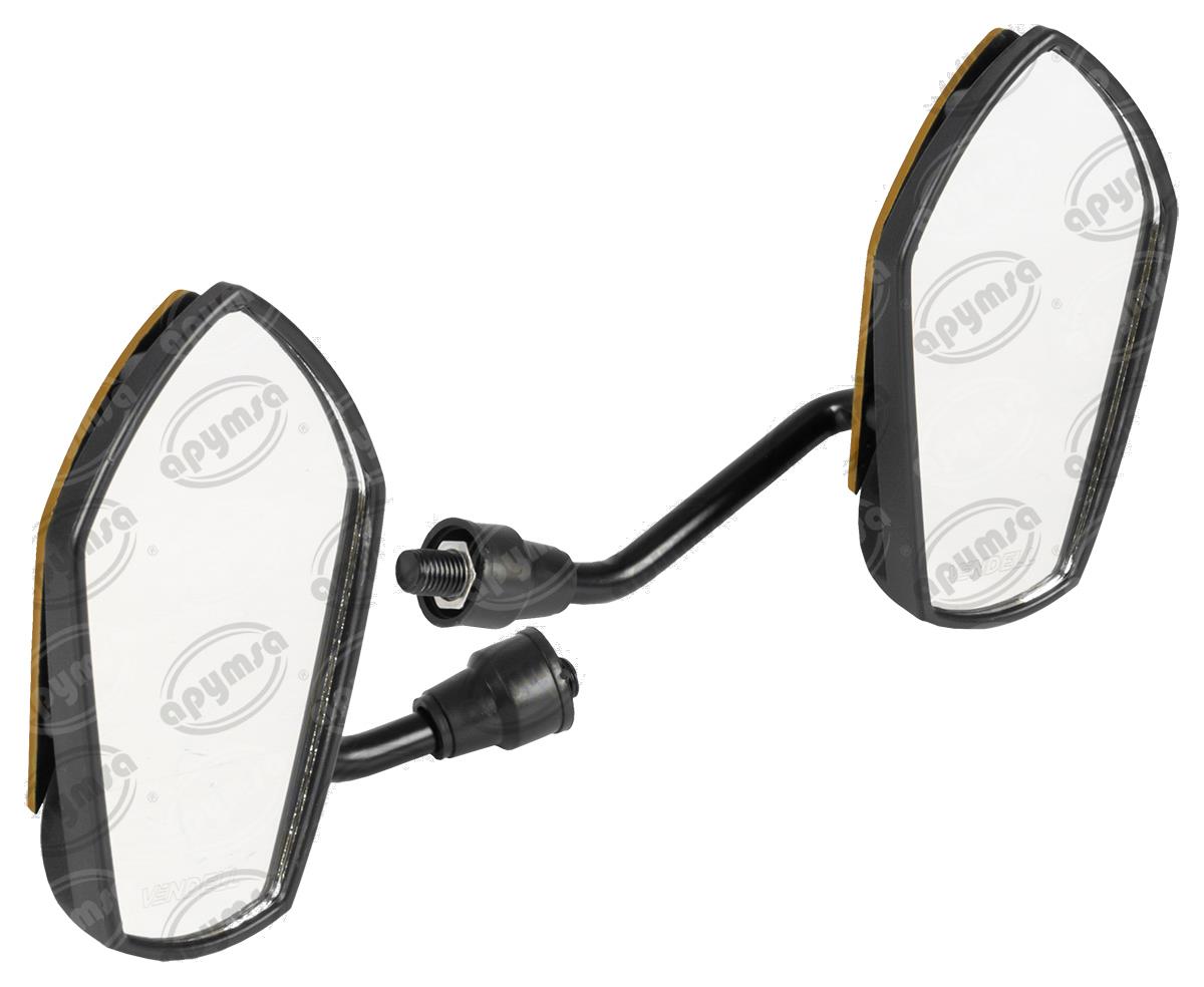 ESPEJO MOTOCICLETA METÁLICO DORADO VENDELL H2655-9 