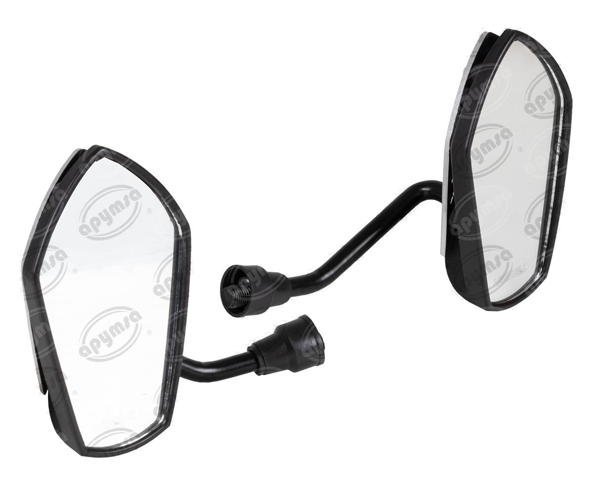 ESPEJO MOTOCICLETA METÁLICO PLATA VENDELL H2655-9 