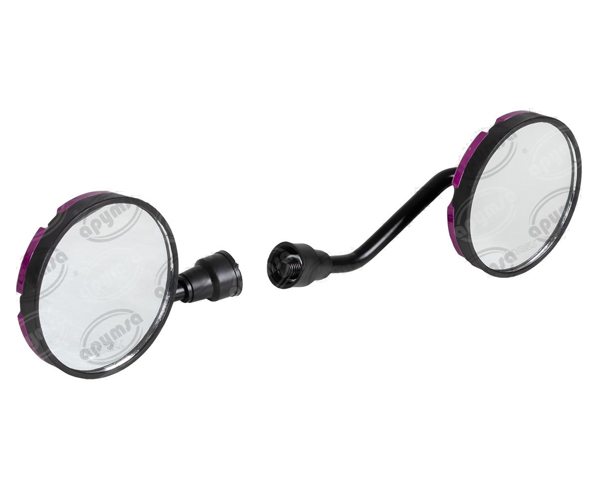 ESPEJO MOTOCICLETA CONTORNO MORADO VENDELL H2915 