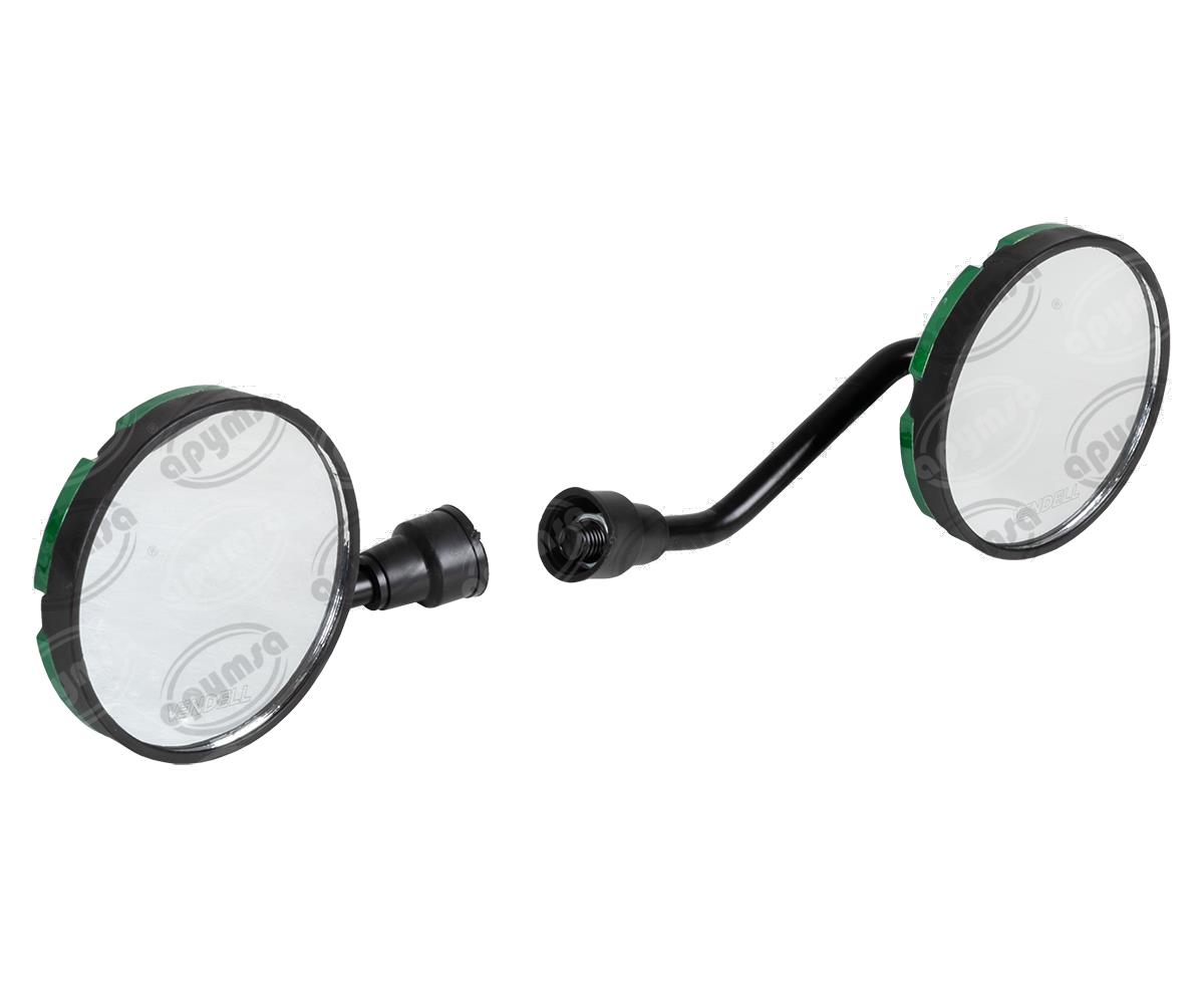 ESPEJO MOTOCICLETA CONTORNO VERDE VENDELL H2915 