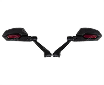 ESPEJO MOTOCICLETA HEXÁGONO ROJO VENDELL H3235 