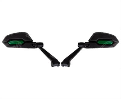 ESPEJO MOTOCICLETA HEXÁGONO VERDE VENDELL H3235 