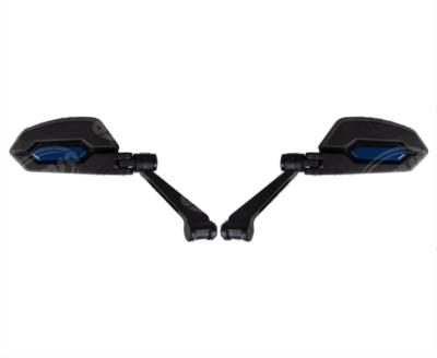 ESPEJO MOTOCICLETA HEXÁGONO AZUL VENDELL H3235 