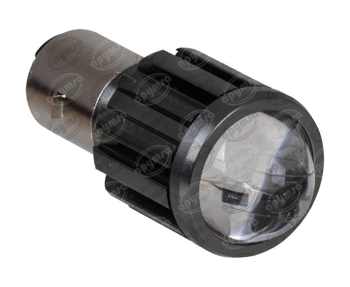 FOCO LED MOTOCICLETA BA20D AMARILLO/BLANCO, H/L, 6500K, AC/DC 8V-80V VENDELL J6041010582 
