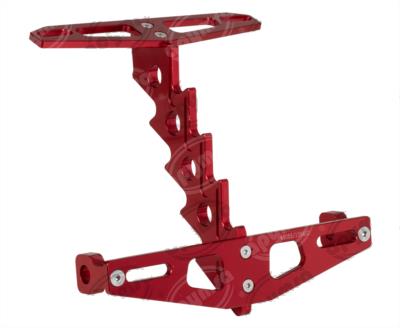 PORTA PLACA MOTOCICLETA DEPORTIVO ROJA VENDELL J6051180126 