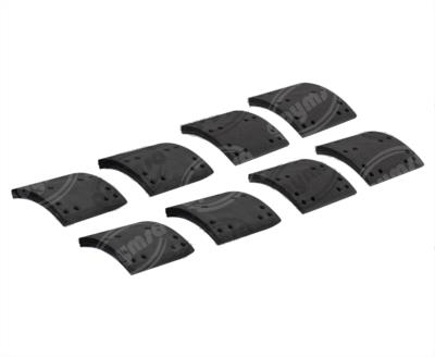 BALATA TRASERA FORMULA 551C NEGRA PARA ZAPATA 4707 AMERICAN BRAKEBLOK 4707D 551C 