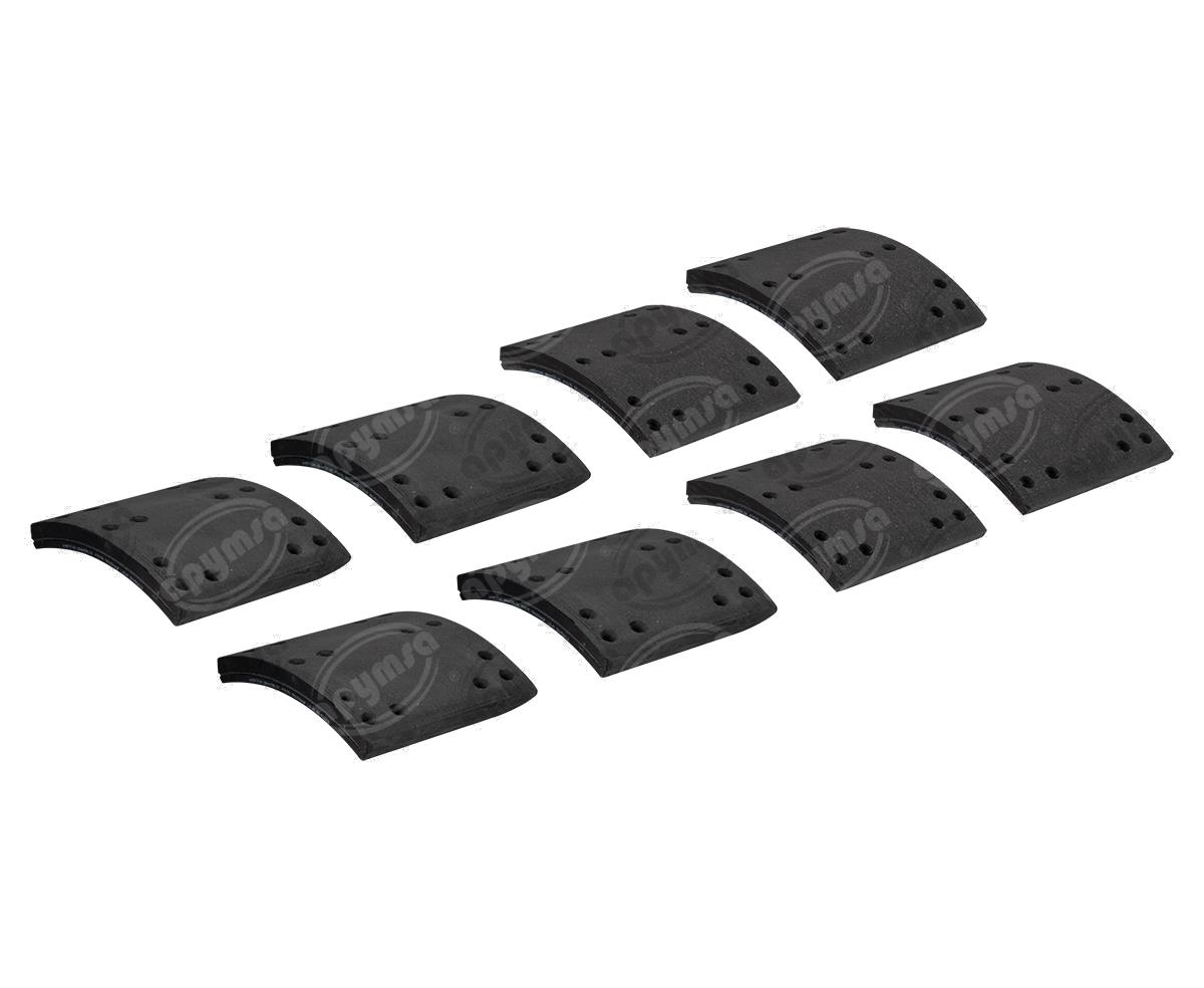 BALATA TRASERA FORMULA 551C NEGRA PARA ZAPATA 4707 AMERICAN BRAKEBLOK 4707D 551C 