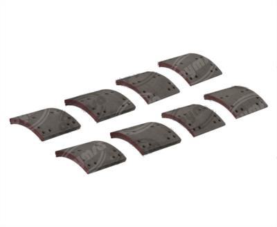 BALATA TRASERA FORMULA 6939 ROJA PARA ZAPATA 4707 AMERICAN BRAKEBLOK 4707D 6939 