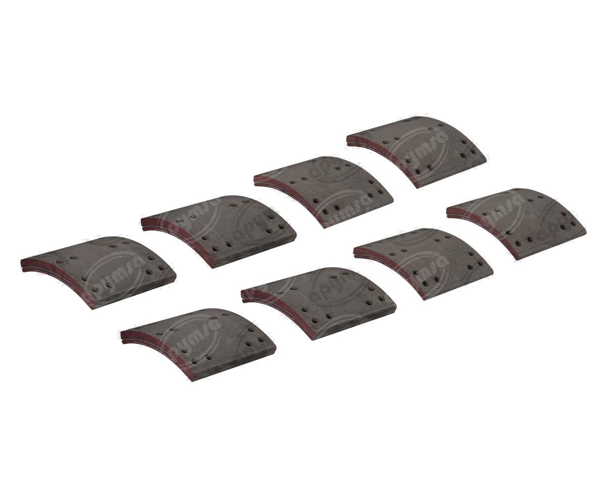 BALATA TRASERA FORMULA 6939 ROJA PARA ZAPATA 4707 AMERICAN BRAKEBLOK 4707D 6939 