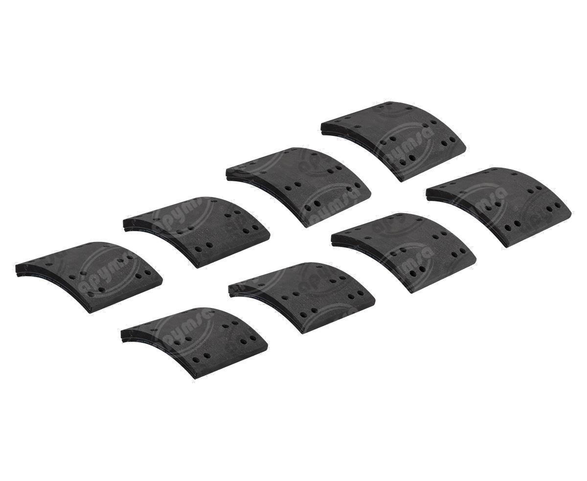BALATA TRASERA FORMULA 551C NEGRA PARA ZAPATA 4709 AMERICAN BRAKEBLOK 4709D 551C 